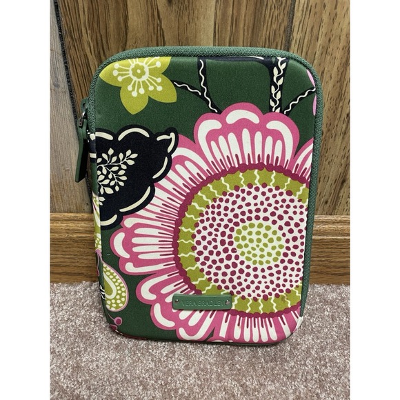 Vera Bradley Other - Vera Bradley 9" Cushioned Tablet iPad Holder Case Cover Green Pink